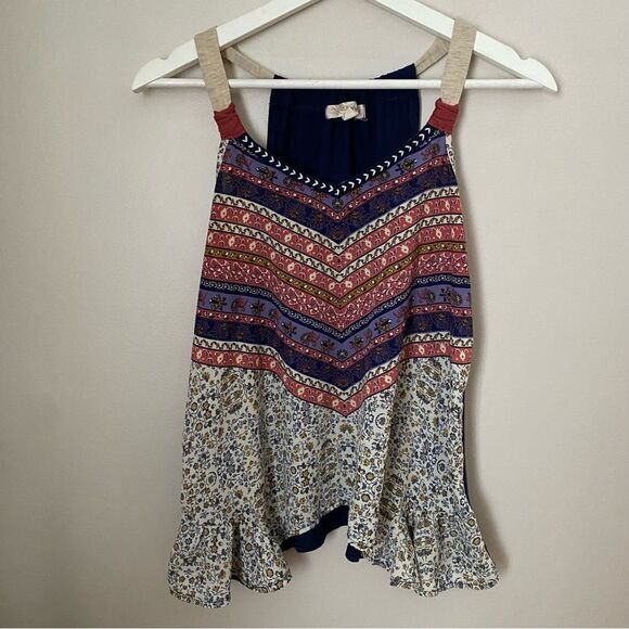 Rewind Tank Top Pattern Casual Comfy Floral - Picture 1 of 8